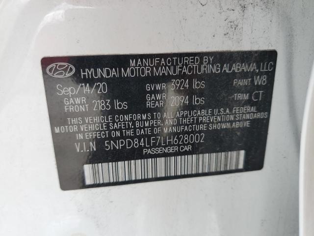 Photo 12 VIN: 5NPD84LF7LH628002 - HYUNDAI ELANTRA SE 