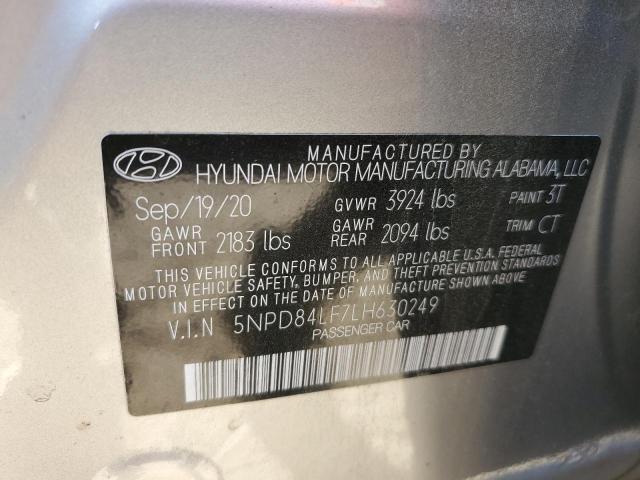 Photo 11 VIN: 5NPD84LF7LH630249 - HYUNDAI ELANTRA SE 