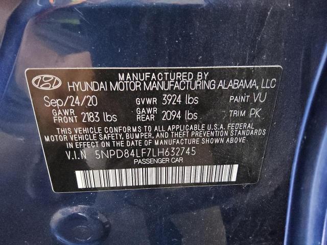 Photo 11 VIN: 5NPD84LF7LH632745 - HYUNDAI ELANTRA SE 