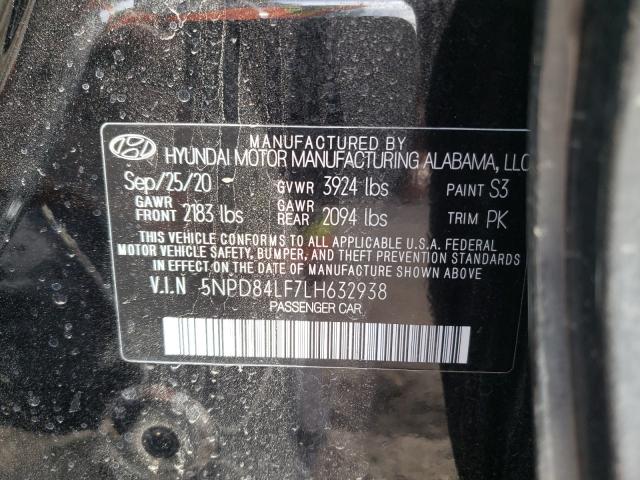 Photo 9 VIN: 5NPD84LF7LH632938 - HYUNDAI ELANTRA SE 