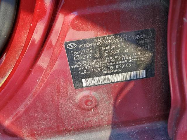 Photo 11 VIN: 5NPD84LF8HH029505 - HYUNDAI ELANTRA SE 