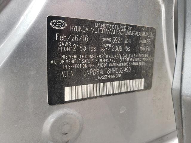 Photo 11 VIN: 5NPD84LF8HH032999 - HYUNDAI ELANTRA SE 