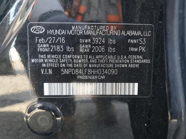 Photo 11 VIN: 5NPD84LF8HH034090 - HYUNDAI ELANTRA 