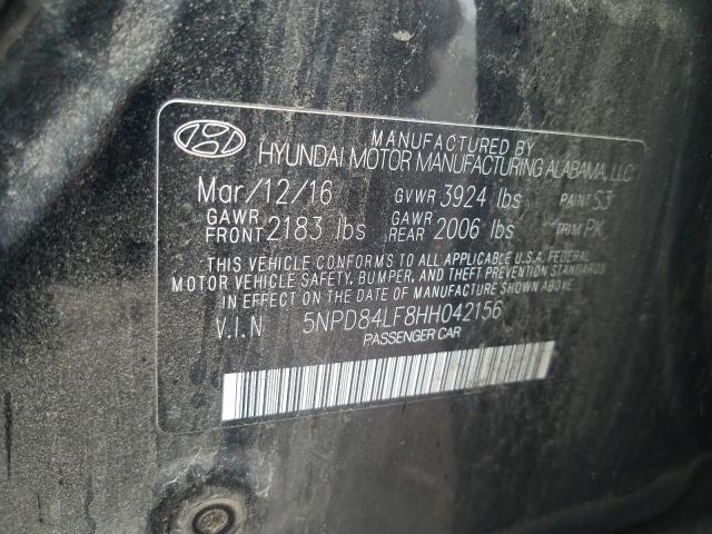 Photo 9 VIN: 5NPD84LF8HH042156 - HYUNDAI ELANTRA SE 