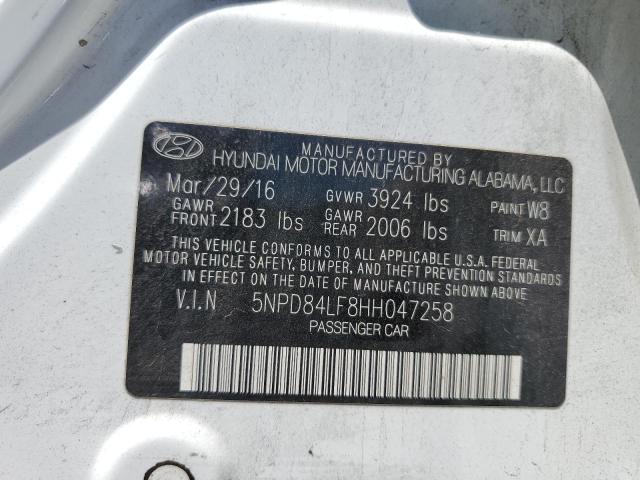 Photo 11 VIN: 5NPD84LF8HH047258 - HYUNDAI ELANTRA 