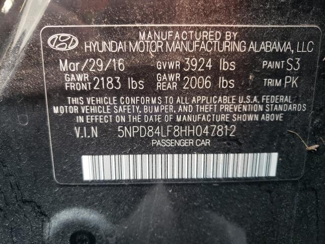 Photo 9 VIN: 5NPD84LF8HH047812 - HYUNDAI ELANTRA SE 