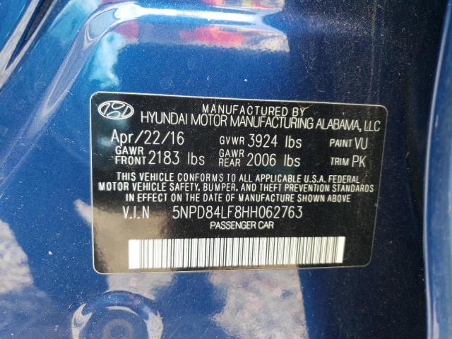 Photo 11 VIN: 5NPD84LF8HH062763 - HYUNDAI ELANTRA SE 