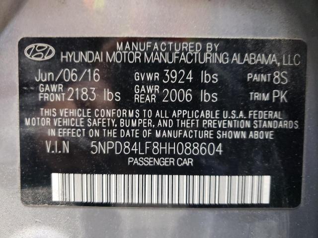 Photo 11 VIN: 5NPD84LF8HH088604 - HYUNDAI ELANTRA SE 