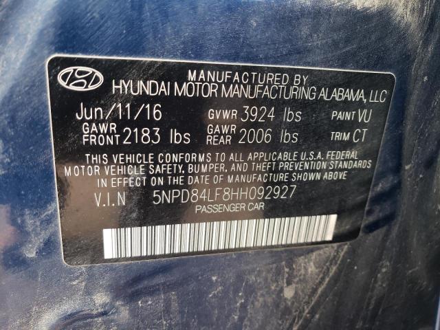 Photo 11 VIN: 5NPD84LF8HH092927 - HYUNDAI ELANTRA 