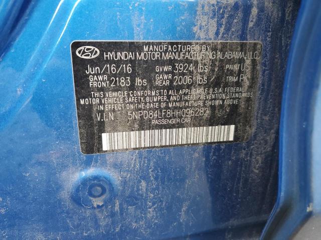 Photo 12 VIN: 5NPD84LF8HH096282 - HYUNDAI ELANTRA 