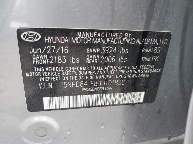 Photo 9 VIN: 5NPD84LF8HH101836 - HYUNDAI ELANTRA SE 