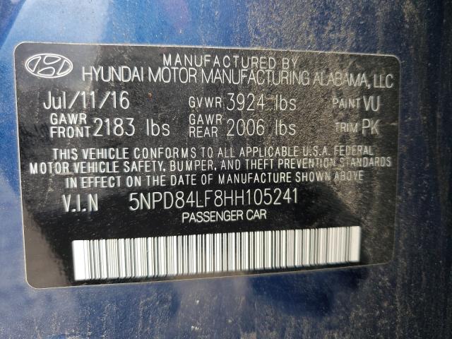 Photo 9 VIN: 5NPD84LF8HH105241 - HYUNDAI ELANTRA SE 