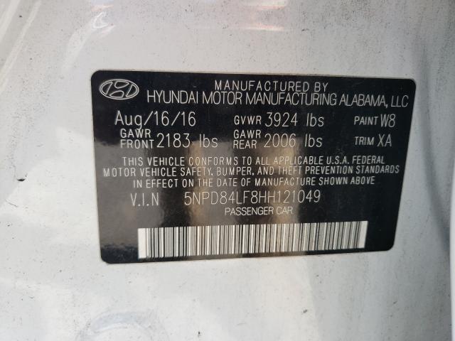 Photo 9 VIN: 5NPD84LF8HH121049 - HYUNDAI ELANTRA 