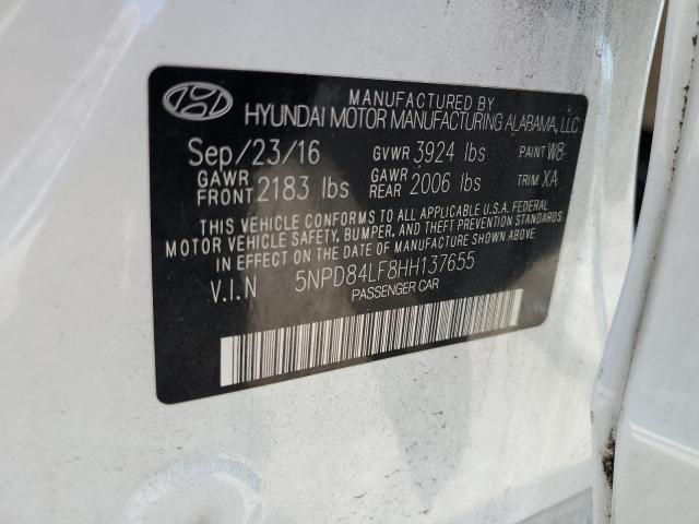 Photo 11 VIN: 5NPD84LF8HH137655 - HYUNDAI ELANTRA SE 