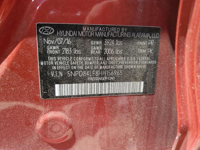 Photo 11 VIN: 5NPD84LF8HH156965 - HYUNDAI ELANTRA SE 