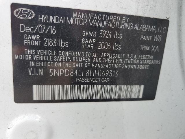 Photo 11 VIN: 5NPD84LF8HH169313 - HYUNDAI ELANTRA SE 