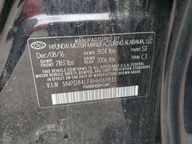 Photo 9 VIN: 5NPD84LF8HH169831 - HYUNDAI ELANTRA SE 