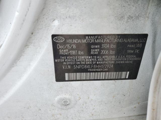 Photo 12 VIN: 5NPD84LF8HH172924 - HYUNDAI ELANTRA SE 