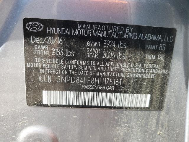 Photo 9 VIN: 5NPD84LF8HH175161 - HYUNDAI ELANTRA SE 