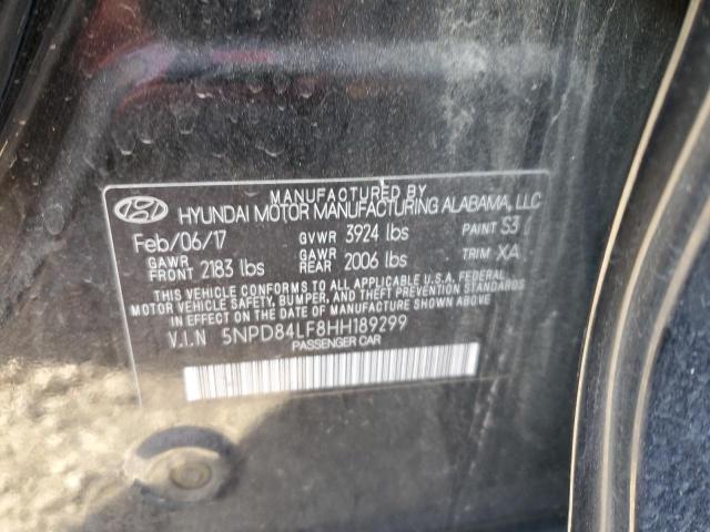 Photo 9 VIN: 5NPD84LF8HH189299 - HYUNDAI ELANTRA SE 