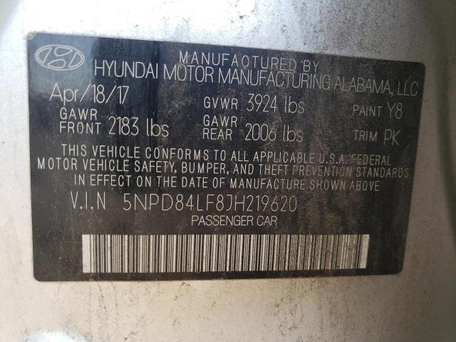 Photo 11 VIN: 5NPD84LF8JH219620 - HYUNDAI ELANTRA SE 