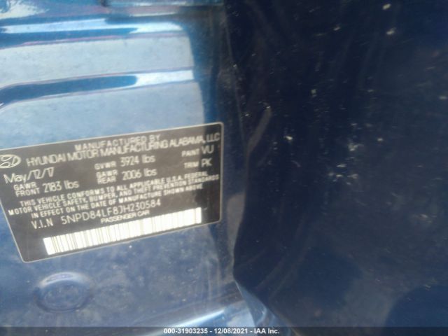 Photo 8 VIN: 5NPD84LF8JH230584 - HYUNDAI ELANTRA 