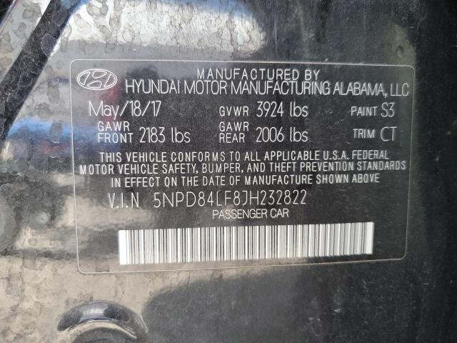 Photo 11 VIN: 5NPD84LF8JH232822 - HYUNDAI ELANTRA 