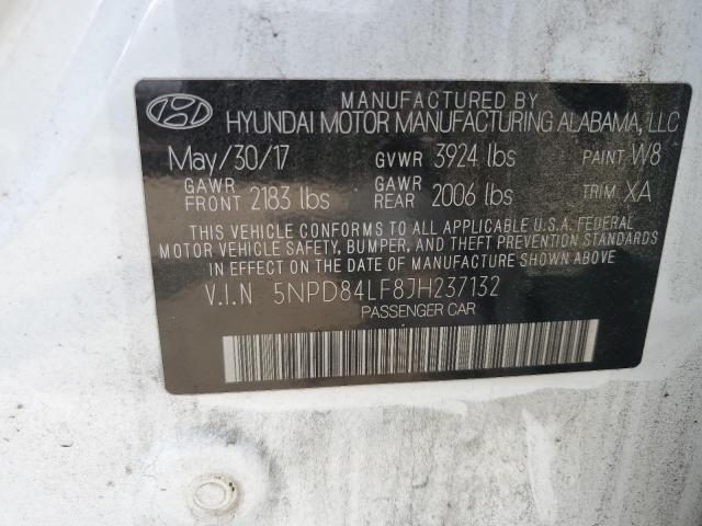 Photo 12 VIN: 5NPD84LF8JH237132 - HYUNDAI ELANTRA 