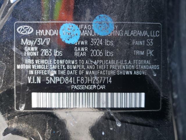 Photo 12 VIN: 5NPD84LF8JH237714 - HYUNDAI ELANTRA SE 