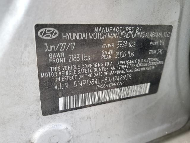 Photo 12 VIN: 5NPD84LF8JH248938 - HYUNDAI ELANTRA 