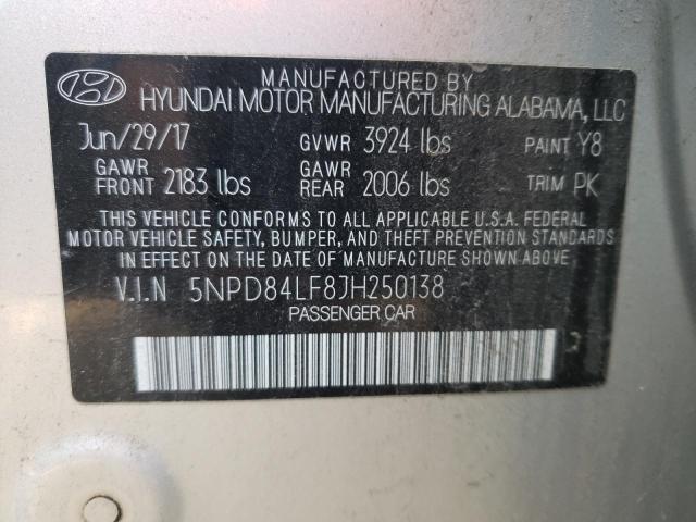 Photo 11 VIN: 5NPD84LF8JH250138 - HYUNDAI ELANTRA SE 