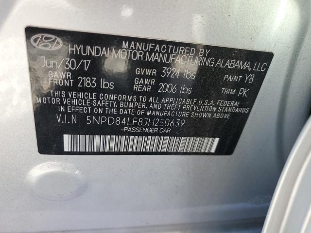 Photo 11 VIN: 5NPD84LF8JH250639 - HYUNDAI ELANTRA SE 