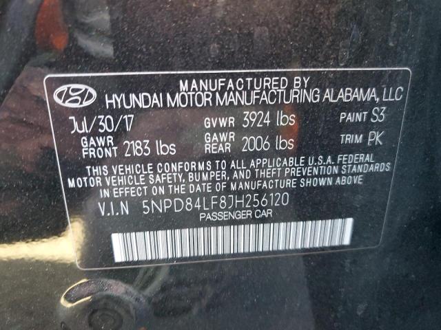 Photo 11 VIN: 5NPD84LF8JH256120 - HYUNDAI ELANTRA SE 