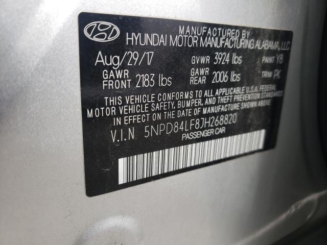 Photo 9 VIN: 5NPD84LF8JH268820 - HYUNDAI ELANTRA SE 