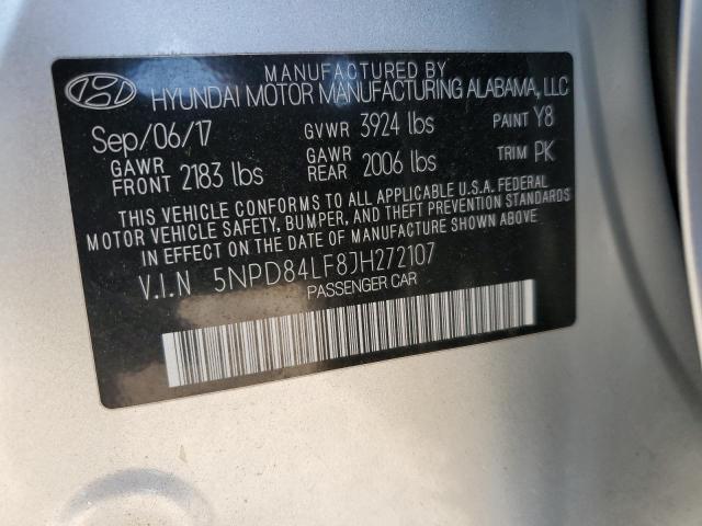 Photo 11 VIN: 5NPD84LF8JH272107 - HYUNDAI ELANTRA 