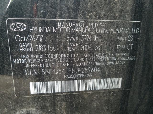 Photo 9 VIN: 5NPD84LF8JH289604 - HYUNDAI ELANTRA 