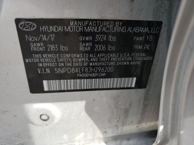 Photo 11 VIN: 5NPD84LF8JH296200 - HYUNDAI ELANTRA SE 