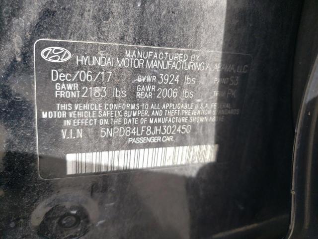 Photo 9 VIN: 5NPD84LF8JH302450 - HYUNDAI ELANTRA 