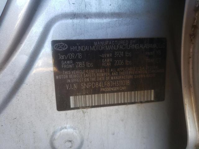 Photo 9 VIN: 5NPD84LF8JH311018 - HYUNDAI ELANTRA SE 