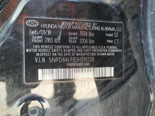 Photo 9 VIN: 5NPD84LF8JH319720 - HYUNDAI ELANTRA SE 