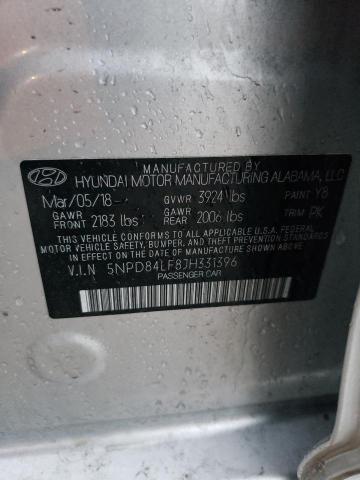 Photo 12 VIN: 5NPD84LF8JH331396 - HYUNDAI ELANTRA 