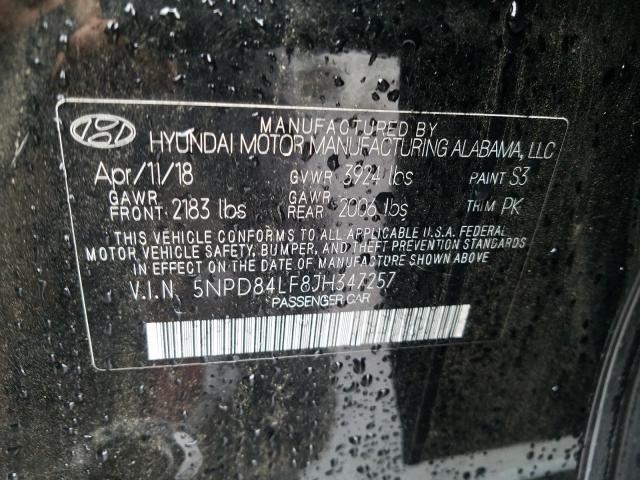 Photo 9 VIN: 5NPD84LF8JH347257 - HYUNDAI ELANTRA SE 