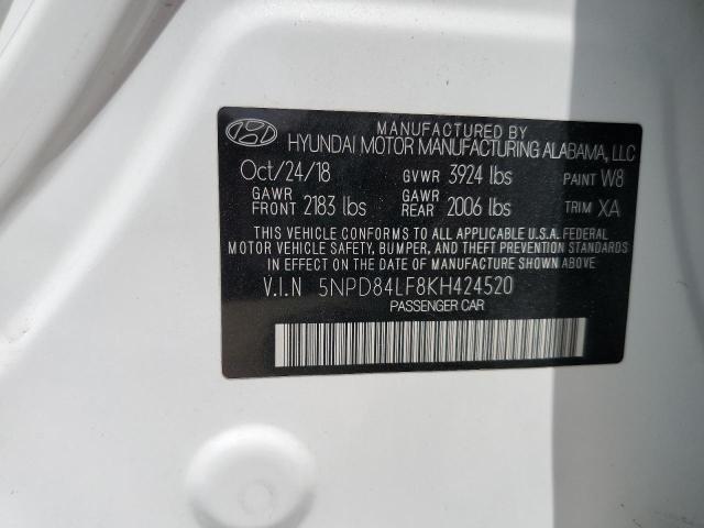 Photo 11 VIN: 5NPD84LF8KH424520 - HYUNDAI ELANTRA SE 