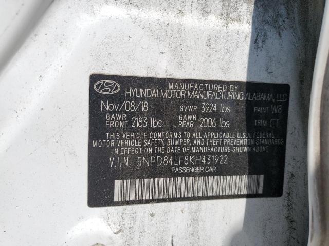 Photo 11 VIN: 5NPD84LF8KH431922 - HYUNDAI ELANTRA 