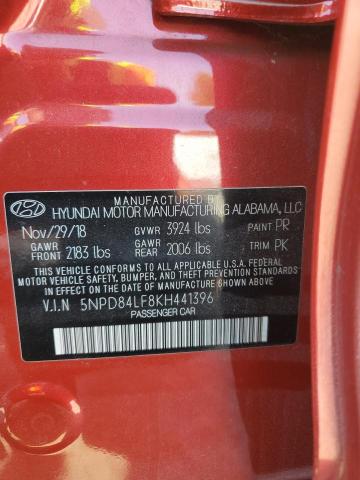 Photo 11 VIN: 5NPD84LF8KH441396 - HYUNDAI ELANTRA SE 