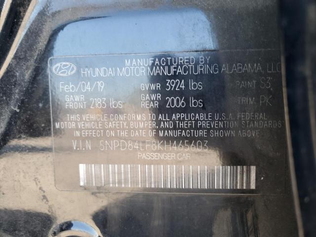 Photo 11 VIN: 5NPD84LF8KH465603 - HYUNDAI ELANTRA SE 