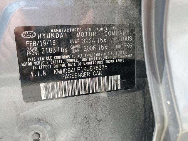 Photo 12 VIN: 5NPD84LF8KH473877 - HYUNDAI ELANTRA 