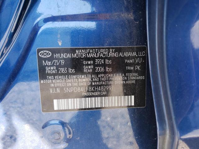 Photo 11 VIN: 5NPD84LF8KH482997 - HYUNDAI ELANTRA 