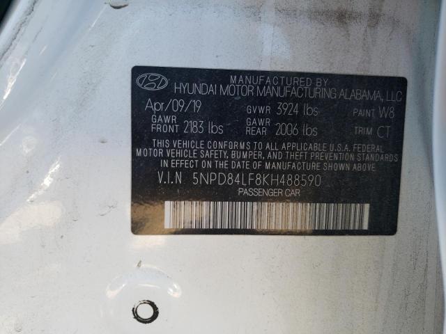 Photo 9 VIN: 5NPD84LF8KH488590 - HYUNDAI ELANTRA SE 