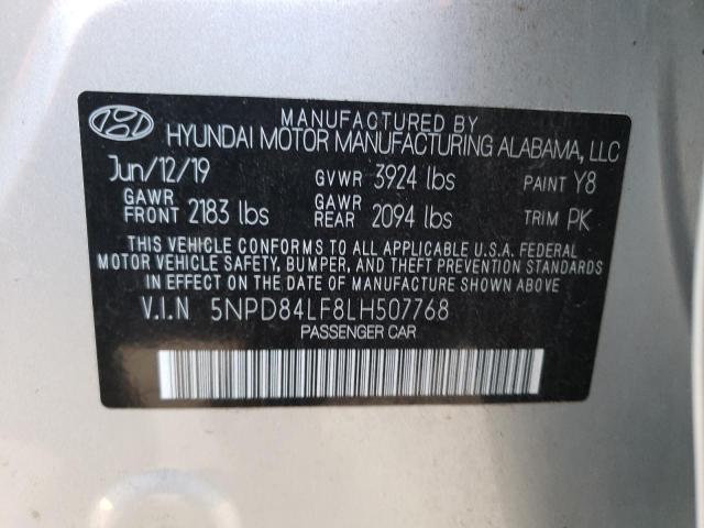 Photo 11 VIN: 5NPD84LF8LH507768 - HYUNDAI ELANTRA SE 